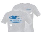 Cruiserworks Flag T-shirt / Ash Grey